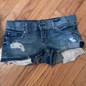 denim shorts